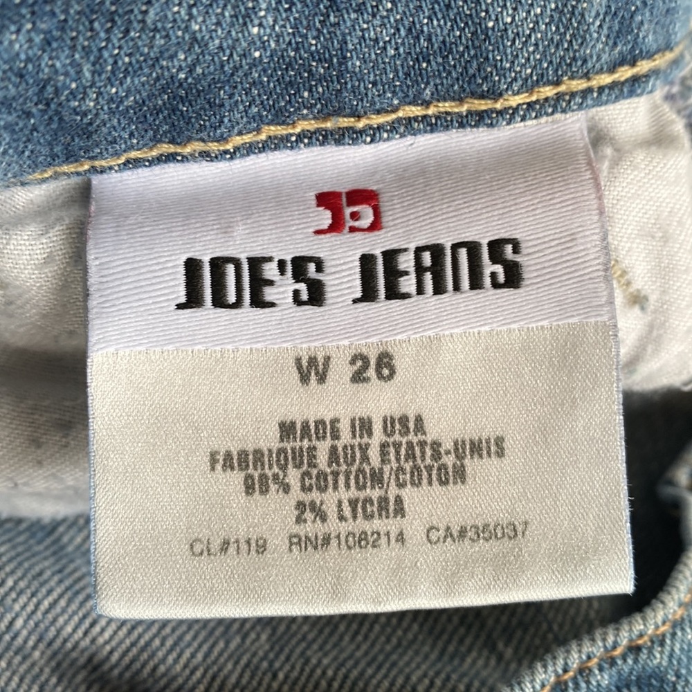 Like New!! Women’s JOE’S JEANS Mid-Rise Straight Leg Jeans. Size 2. Waist 26. - Picture 7 of 11